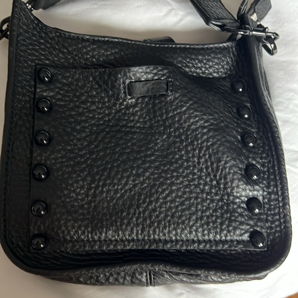 Rebecca Monkoff purse crossbody black leather in perfect condition - Picture 2 of 3